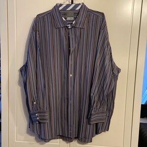 Men’s striped dress shirt